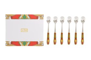 SET 6 PZ CUCCHIAINI ROYAL CAROUSEL 15 CM C/ASTUCCIO