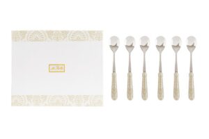 SET 6 PZ CUCCHIAINI FLORENTIA 15CM C/ASTUCCIO