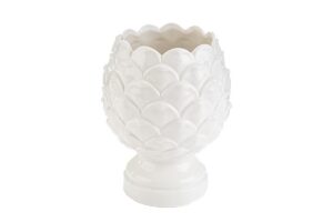 VASO PORCELLANA BIANCO 17xh.23 CM