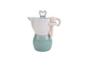 MOKA PORCELLANA VERDE 13x9xh.15 CM