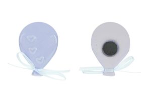 CALAMITA PALLONCINO PORCELLANA CELESTE 5 X 4,5 CM