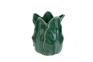 VASO PORCELLANA VERDE 12Xh.16,5 CM