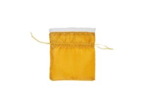 SACCHETTO RASO ORO 10x12 CM