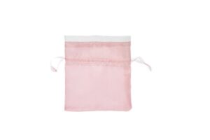 SACCHETTO RASO ROSA 10x12 CM