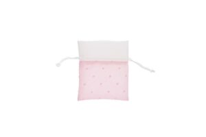SACCHETTO STOFFA ROSA 8x10 CM