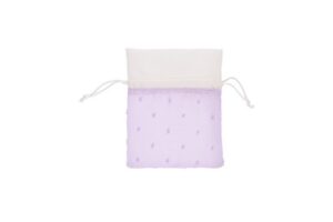 SACCHETTO STOFFA LILLA 10x12 CM