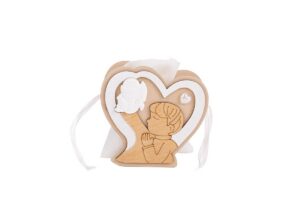 PORTA SACCHETTO LEGNO COMUNIONE BOY 3,5x6,5xh.8,5 CM