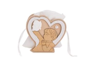 PORTA SACCHETTO LEGNO COMUNIONE BOY 4x8xh.10 CM