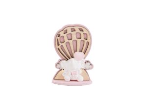 MONGOLFIERA LEGNO ELEFANTE ROSA 3x5xh.7 CM