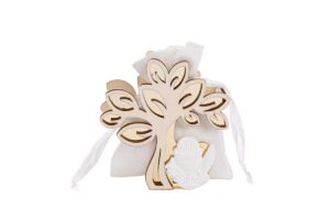 PORTA SACCHETTO ALBERO COMUNIONEORO 4,5x7,5xh.8,5CM