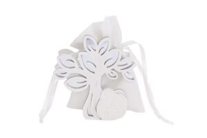 PORTA SACCHETTO SACRA FAMIGLIA BIANCO 4,5x7,5xh.8,5CM