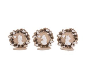 SEGNAPOSTO LEGNO SPOSI 3ASS.3x7,5xh.7,5 CM