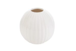 VASO PORCELLANA BIANCO diam.12xh.11 CM