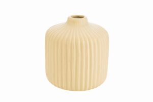 VASO PORCELLANA GIALLO diam.11xh.11,5 CM