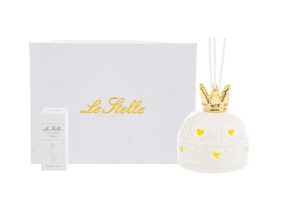 PROFUMATORE PORCELLANA CORONA LED 8xh.9 CM C/ASTUCCIO