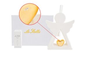 *DIFETTATO PROFUMATORE PORC. ANGELO 11x5xh.14,5 CM C/ASTUCCIO *OUTLET*