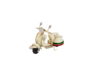 MOTO 125 METALLO COL.BIANCO 11x5xh.7,5 CM