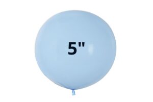 BUSTA 50 PZ PALLONCINI 5" MACA COLORS CELESTE