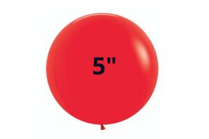 BUSTA 50 PZ PALLONCINI 5" MACA COLORS CORALLO