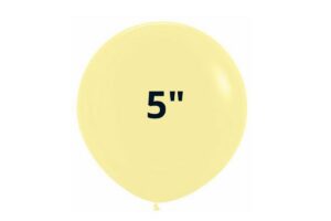 BUSTA 50 PZ PALLONCINI 5" MACA COLORS GIALLO