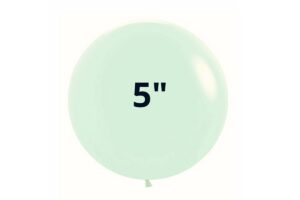 BUSTA 50 PZ PALLONCINI 5" MACA COLORS VERDE MENTA