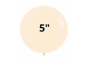 BUSTA 50 PZ PALLONCINI 5" MATTE COLORS PANNA