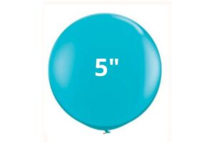 BUSTA 50 PZ PALLONCINI 5" MATTE COLORS TURCHESE
