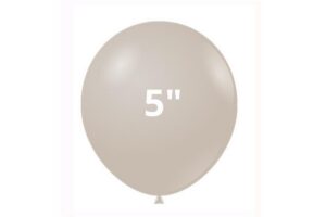 BUSTA 50 PZ PALLONCINI 5" MATTE COLORS SABBIA BIANCA