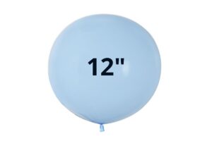 BUSTA 50 PZ PALLONCINI 12" MACA COLORS CELESTE