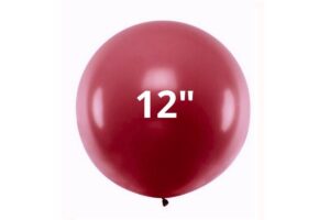 BUSTA 50 PZ PALLONCINI 12" MATTECOLORS ROSSO BORDEAUX