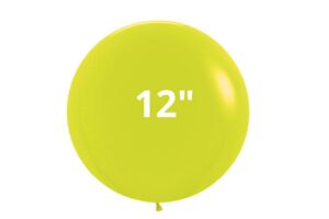 BUSTA 50 PZ PALLONCINI 12" MATTECOLORS VERDE LIME