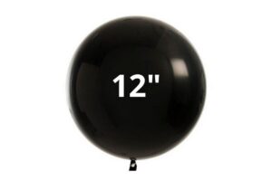 BUSTA 50 PZ PALLONCINI 12" MATTECOLORS NERO