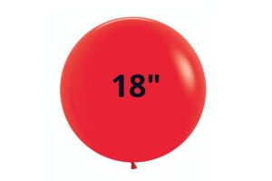 BUSTA 25 PZ PALLONCINI 18" MACA COLORS CORALLO