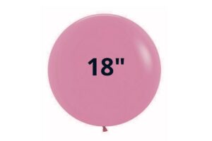 BUSTA 25 PZ PALLONCINI 18" MACA COLORS ROSA CANDY