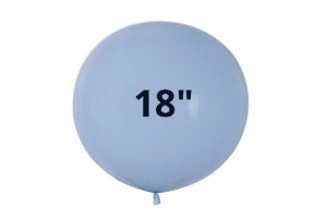 BUSTA 25 PZ PALLONCINI 18" MACA COLORS INDACO