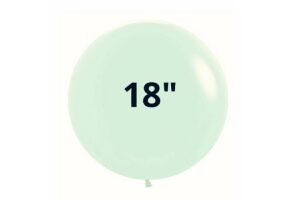 BUSTA 25 PZ PALLONCINI 18" MACA COLORS VERDE MENTA