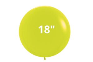 BUSTA 25 PZ PALLONCINI 18" MATTECOLORS VERDE LIME