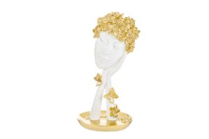 MASCHERINA PORTA BIJOUX RESINA 15,5x10xh.29CM