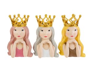 VASO REGINA RESINA 3 ASS.15x16xh.24CM