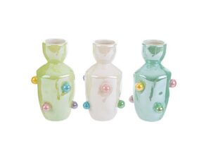 VASETTO CERAMICA BALLS 3 ASS.7,5x7,5xh.13,5CM