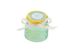 CANDELA PROFUMATA COL.VERDE diam.6,5Xh.6CM C/SHOPPER 13692