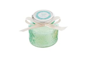 CANDELA PROFUMATA COL.VERDE diam.9Xh.8CM C/SHOPPER 13693