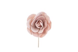 BOCCIOLO ROSA VELVET diam.11CM COL.ROSA