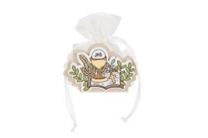 P/SACCHETTO LEGNO CALICE COMUNIONE 3,5x8xh.9CM