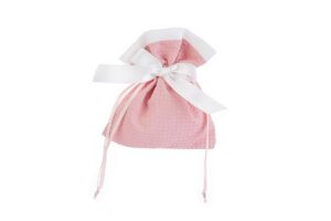 SACCHETTO COTONE 10x12 CM ROSA