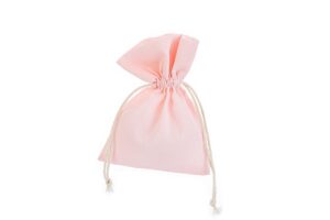 SACCHETTO COTONE 10x14 CM ROSA