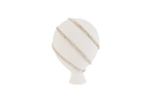 CALAMITA PALLONCINO PORCELLANA C/STRASS 5,5x5 CM