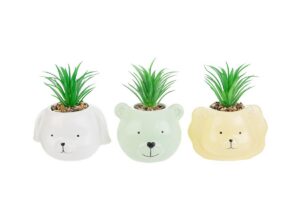 PIANTINA ANIMALETTI PORCELLANA 3ASS.10x10x13CM