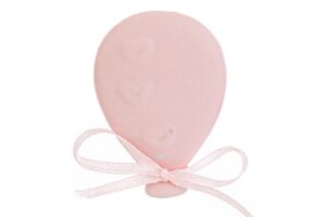 CALAMITA PALLONCINO PORCELLANA ROSA 5x4,5CM