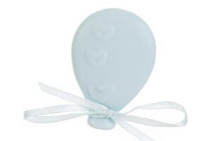 CALAMITA PALLONCINO PORCELLANA CELESTE 5x4,5CM
